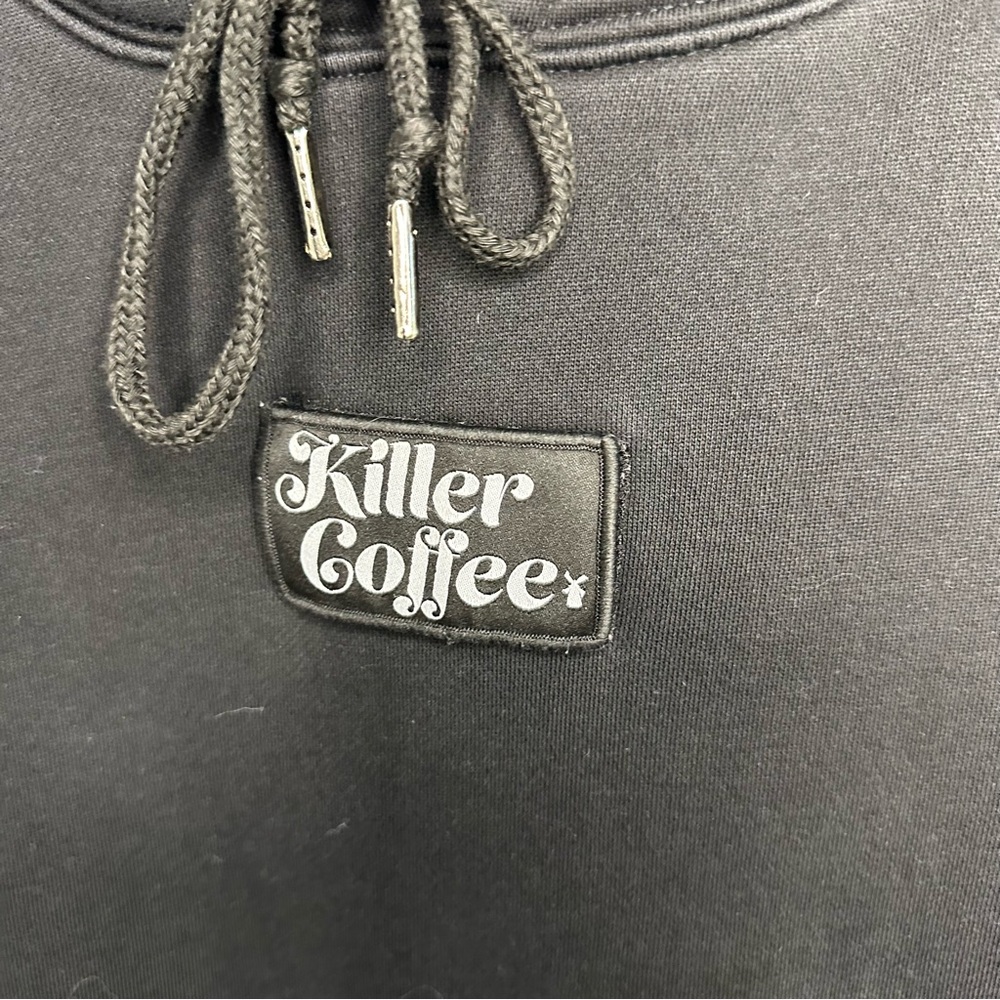Dutch Bros Medium Black “Killer Coffee” Hoodie Dutch Bros Sleeve Db 1992 View 2